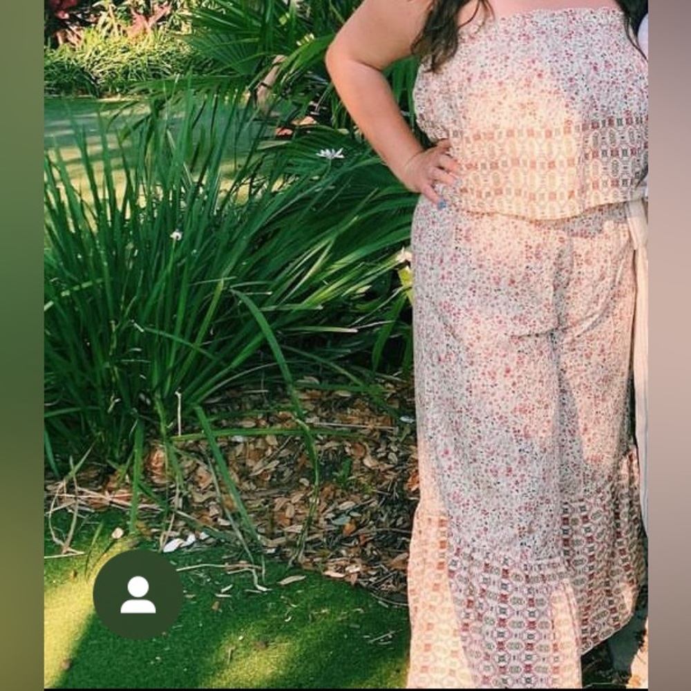 Strapless jumpsuit